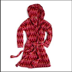 Vera Bradley Hooded Fleece Robe L/XL